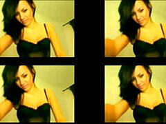 intriguing webcam girl performance