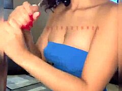 story of a curly-haired woman in a deep oral performance