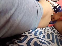 Stepbrother leaves door open, I enter his room