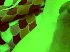 Using magic wand to make husband cum for me, what a yummy mess it made.