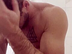 Enjoying A Relaxing Shower With Wet Bathing Experience In The Tub.