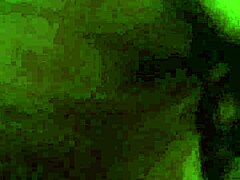 Redhead milf gives voyeur blowjob to music lover