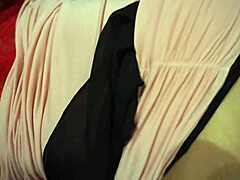 Amateurs in Bora Bora flaunt stockings and tits