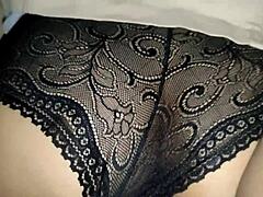 Intense doggystyle pounding with big ass in sexy lace lingerie