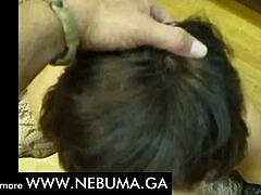 i watch this elderly milf caress herself and suck cock