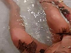 alina modelista porn star masturbating in the jacuzzi