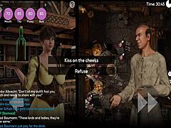 Perverted waitress with big tits and ass in anime hentai