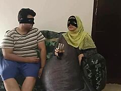 Sexy neighbor gets fucked hard on the sofa 😏