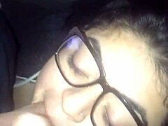 Who knew a big cock could cum so much all over mami's glasses like that