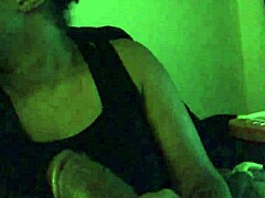 i gave that ebony chick sloppy head, suckin her black cock so hard it made me cum.