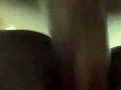 The ebony babe twerked on the young guy's dick until he came all over her big ass.