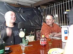 entrevistadora dany rio gives live blowjob on podcast for 50 reais