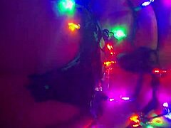 Reverse cowgirl with monster cock ass tied up fishnets toys big cock big ass riding 😈🔥