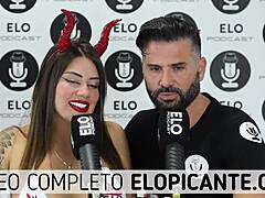 sara blonde sucks banana with cream on podcast