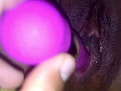 College student indulges in private masturbation session at home