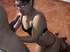 i'm sucking this peruvian guy's hard dick so fiercely