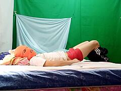 Let's have a pajama party with masks and get dirty.