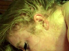 white teen girl sucking cock in casual setting