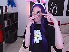 First the brunette dances hot and naked for her boss, then her best friend the nurse does the same as a slut