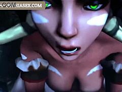 Tease with pussy and ass pounding 3d cartoon.