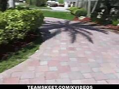 Aria Banks Sucks To Screaming Orgasm