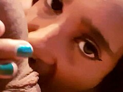 Roommate deepthroats and rims black guy in missionary