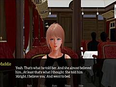 My new family episode 26 with blonde and redhead characters