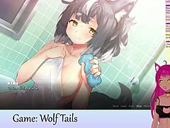 Vtuber Lewdneko dives into Wolf Tails game part 2
