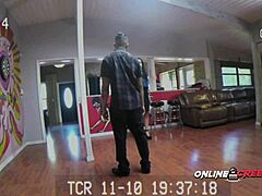 The realtor visits Bruno's for an appraisal but gets banged hard by the group in rough hardcore action.