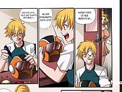 beautiful otaku with huge tits gets a massive cock in her tasty pussy!