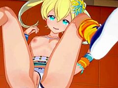 hanging out in the dressing room with emo moegi from kiratto pri chan, so cute 😊