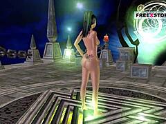 in this 3d cartoon, an indian teen 18+ girl explores various sexy positions with her partner