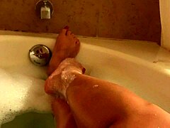 I love masturbating in the bath, feeling so relaxed