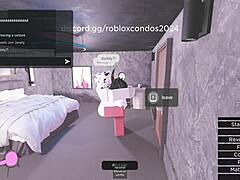 playing roblox and interacting with random girls