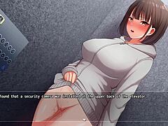 cute girl masturbates in men's bathroom hidden, getting creampie 😈