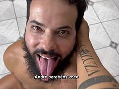 Bearded Man Sucking 41 Cocks In Full Video?
