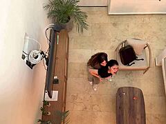 two colombian babes having fun on vacation