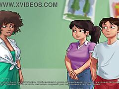 hey, in summertimesaga i signed up for that competition to get good marks 😎 e1 #9