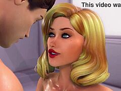 minisodes scrub down with wet blonde milf