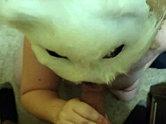 A quick intimate moment in the closet.