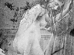 Vintage cartoon illustration of antique scenes