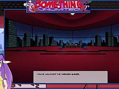 blonde anime girl with big tits gets cumshot on ass