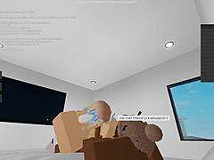 i watched this blond whor riding monstir cock in roblox porn, cheting for first time