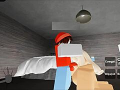 Banged Roblox Whore On The Floor With Group Sex And Blowjob.