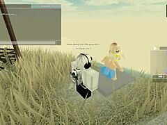 new zealand girl gets anal fucked in roblox style with ass shaking