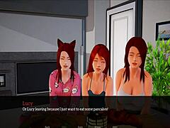 in new family, redhead with big ass gets erotic