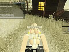 new zealand girl gets anal fucked in roblox style with ass shaking