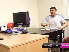 blonde uk cam girl fucks producer backstage!