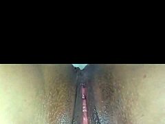 Mexican wife plays with dildo and toys