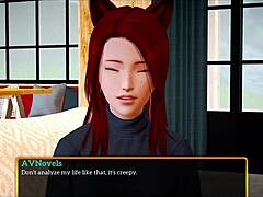 In my new family 370, the redhead hentai girl has big tits and ass 😍